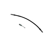 Tube de frein tressé en acier haute pression noir Trw 45 cm Mv045s