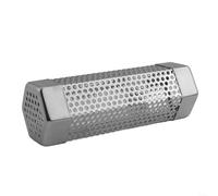 Tube de fumée à granulés de 15,2 cm, compatible avec les barbecues électriques, à gaz, charbon de bois, comprend une brosse pratique et un crochet (15,2 cm)