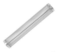 Tube de fumée en acier inoxydable pour barbecue 30,5 cm pour granulés de bois avec construction résistante à la rouille et répartition de la chaleur à 360 degrés pour griller