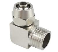 Tube de gaz en cuivre, Joint à torsion rapide, coude à Angle droit PL8-02, verrouillage pneumatique femelle 1/3/4, robinet 4/6/10/12MM, 1 pièce(快拧PL12-01)