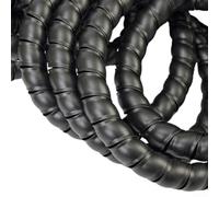 Tube de gestion de câble de protection en spirale, couvercle de tuyau hydraulique de 6 à 1,8 m de long, résistant à l'usure (D10 mm)
