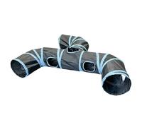 Tube de jeu d'intérieur pliable pour chat - Tunnel jouet pour chat, tunnel interactif caché pour chatons, lapins et chiots | Jouet pour faire de l'exercice, l'entraînement, la cachette et le