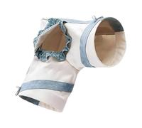 Tube de jeu ventilé pour petits animaux avec système de suspension réglable en tissu amical pour l'exercice et le repos des animaux domestiques - Tunnel de jeu multifonctionnel