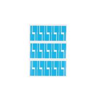 Tube de marqueur de numérotation de fil, Étiquettes de marquage câble et d'identification fil multicolores 150 pièces(Blue-5sheet)