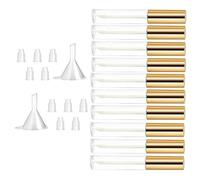 Tube de mascara vide de 10 ml avec baguette à cils récipient à crème entonnoir et bouchon de bec pour femmes et filles Tube de mascara vide Baguette magique