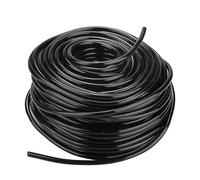 Tube de micro-irrigation, ligne d'irrigation goutte à goutte, tuyau d'arrosage, diamètre intérieur 5 mm/extérieur 8 mm, d'alimentation noir pour système jardin 8mm(1/4in) 5m(16ft)