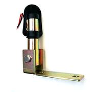 Tube de Montage K pour Gyrophare - Compatible avec Tous les Gyrophares Standardisés - Acier et Caoutchouc - Hauteur 121 mm, Plaque 117 mm - Avec Capuchon en Caoutchouc