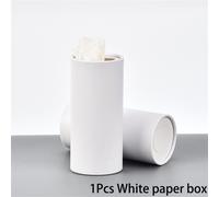 Tube De Mouchoirs Blanc Pour Les Intervalles De Voiture,Boîte En Papier,Sous-Film,Accessoires De Chambre À Domicile,Organisateurs De Serviettes Portables,Stockage De Mou - Type 1pcs White Paper Box