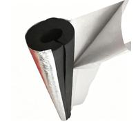 Tube de Mousse D'isolation de Tuyau Auto-adhésif, Couvercle Papier 3 Pieds | Tube en mousse pré-fendu pour tuyaux extérieurs, ID 10-219 mm, protection contre le gel hivernal(Thickness15mm,ID10mm/0.4in)
