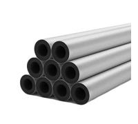 Tube de mousse d'isolation de tuyau de papier d'aluminium auto-adhésif 1 pièces(ID 1-1/4"xT 5/8")