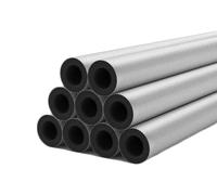 Tube de mousse d'isolation de tuyau de papier d'aluminium auto-adhésif 7/8 "-1-7/8" ID 1 pièce(ID 1-1/4"xT 5/8")