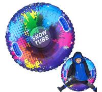 Tube de neige haute performance - Tubes de luge gonflables résistants au froid - Tubes à neige gonflables - Tubes à neige en PVC avec poignées - Pour et adultes