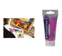 Tube de peinture acrylique Art Creation Talens 75ml violet rougeâtre