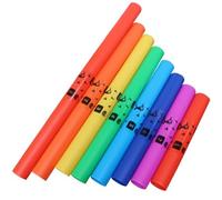 Tube de Percussion Enfant Instrument Musical Bâton Mélodique Xylopipe Clavier à Frappes Système Coloré pour Repérage des , Style to 1