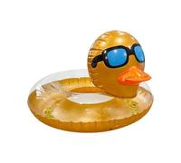 Tube De Piscine - Flotteur De Piscine Gonflable en Forme De Canard 91 X 59 Cm | Canard Gonflable À Paillettes | Radeau De Salon Aquatique Interactif | Jouet De Natation Flottant pour, ADU