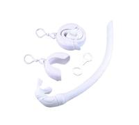 Tube de plongée pliable professionnel pour adultes - Portable - Pour sports nautiques - Équipement de plein air - Blanc