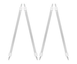 Tube de Quartz Chauffant 4 Pièces 30, 7cm pour Chauffage Électrique | Céramique et Quartz, Résistance à Haut Rendement, Répartition Homogène, Usage par Temps Froid Divers Environnements