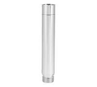 Tube de Rallonge de Douche en Acier Inoxydable, Chrome, G1/2, 10 cm, Bras de Douche Rond pour Installation de Pommeau