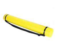 Tube de Rangement de Dessin Extensible Télescopique pour Documents D'œuvres d'art 42,5 Pouces, étui de Dessin d'affiche étanche pour Les Voyageurs (Yellow)