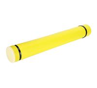 Tube de Rangement de Dessin Télescopique, étui de Dessin étanche Extensible pour étudiants en Art et Professionnels en Plastique de 8.5cm de Diamètre (Yellow)