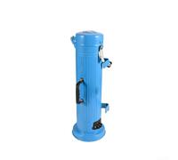 Tube de rangement en aluminium de 5 kg, récipient de maintien d'électrodes résistant à l'humidité avec interface d'alimentation, étui portable pour électrodes de soudage jusqu'à 400 mm (bleu)