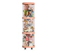 Tube De Rangement En Peluche, Tube Organisateur Pour Animaux En Peluche | Tube D'affichage Transparent Pour Jouets En Peluche - Tube De Rangement Vertical Pour Jouets Avec Roues, Tube D'exposition