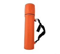 Tube de rangement en plastique pour tige de soudure MMA - Capacité de 4 à 5 kg - Avec échelle de mesure et clip de transport pour une utilisation sur site (orange)