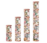 Tube De Rangement Pour Animaux En Peluche - Tube De Rangement Transparent Pour Animaux En Peluche Avec Multicouche, Grand Support Anti-poussière Pour Animaux En Peluche Avec Boucle - Cinquième Étage