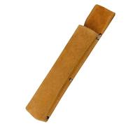 Tube de rangement pour tige de soudage, support de tige de soudage | Sac de soudure épais portable en peau de vache anti-brûlure | Stockage d'électrodes de soudage Sac banane anti-calcaire pour le