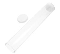 Tube de Rangement Transparent pour Volant de Badminton, Portable, Plastique | Organisateur Compact, Stockage Sécurisé, Usage Extérieur au Parc, Couleur Blanche