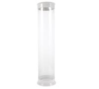 Tube de Rangement Transparent PVC pour Flotteur de Pêche 5x20 Pouces | Organisation Compacte du Matériel, Calibration Précise au Bord, Usage Voyage, pour Bouées et Flotteurs