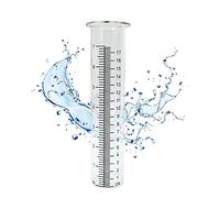 Tube de rechange en plastique pour pluviomètre de 17,8 cm, résistance au froid, résistance aux fissures, non fragile, pour extérieur, jardin, cour, maison