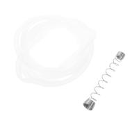 Tube de Rechange en Silicone pour Défroisseur et Fer Vapeur Électrique | Longueur 200cm, Ressort en Acier Inclus, Flexible et Rangement Facile, Usage Domestique avec Flux Vapeur Fiable