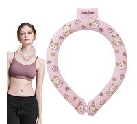 Tube de refroidissement du cou | Pack de refroidissement portable et réutilisable | Accessoires de refroidissement pour temps chaud, gel à enrouler pour la nuque calme et détendre les muscles Opilroyn