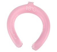 Tube de refroidissement du cou réutilisable, mains libres, léger, portable, enveloppe rafraîchissante pour le cou, pour les Sports de plein air d'été (Rose)