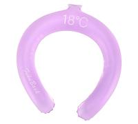 Tube de refroidissement du cou réutilisable, mains libres, léger, portable, enveloppe rafraîchissante pour le cou, pour les Sports de plein air d'été (Violette)
