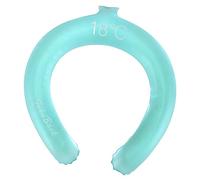 Tube de refroidissement du cou réutilisable, mains libres, léger, portable, enveloppe rafraîchissante pour le cou, pour les Sports de plein air d'été (Bleue)