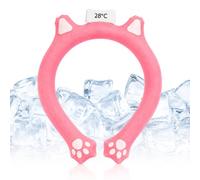 Tube de refroidissement pour le cou, anneau de glace portable, mains libres réutilisable, refroidisseur de cou, refroidisseur de cou, enveloppement de refroidissement portable pour temps chaud, sports