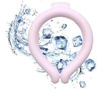 Tube de refroidissement pour le cou, anneau de glace réutilisable pour temps chaud, lot de gel congelé portable pour travailleurs de plein air, sport, soulagement de la chaleur d'été, 18 ℃ (P)