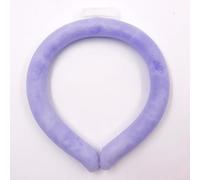 Tube de refroidissement pour le cou, anneau de glace réutilisable pour temps chaud, lot de gel congelé portable pour travailleurs en plein air, sport, soulagement de la chaleur d'été, 18 ℃ (violet)