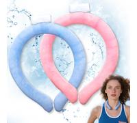 Tube de refroidissement pour le cou, réutilisable, produit de refroidissement pour le corps, compresse froide pour soulager les bouffées de chaleur et la fièvre, les animaux de compagnie en plein air