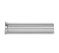 Tube de remplissage VERTES Pièce de rechange en acier inoxydable pour embossoirs à saucisses Embossoirs à saucisses (diamètre du tube 38mm, diamètre de la bride 53mm, longueur 188mm)