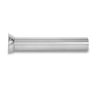 Tube de remplissage VERTES Pièce de rechange en acier inoxydable pour embossoirs à saucisses Embossoirs à saucisses (diamètre du tube 32mm, diamètre de la bride 53mm, longueur 191mm)