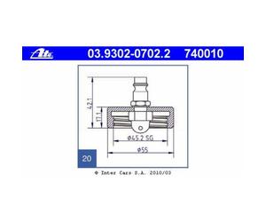 Tube de reniflard ATE 03.9302-0702.2