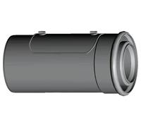 Tube De Révision Wolf DN80/125 Concentré 250 Mm, Blanc, En PP