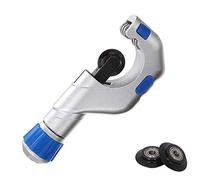 Tube de roulement coupe-tubes 1/4-2", 4EVERHOPE robuste en acier inoxydable en cuivre PVC Cutter avec 2pcs porte-tubes lames de coupe (5-50mm)