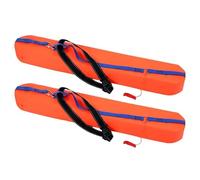 tube de sauvetage 2 Pcs Lifeguard Float Buoy, 100cm 123cm Pool Rescue Tube with Enhanced Buckle Strap & Whistle, Highly Visible Water Rescue Equipment for Swim Training(2 pcs Orange,123x15x10cm/48.4x5