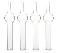 Tube de Séchage Bille en Verre 4 Pièces Seule | Usage en Classe Laboratoire, Structure Simple, Paroi Intérieure Lisse, pour Réactions et Gaz