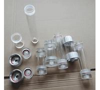 Tube de séchage en acrylique, 1 pièce, Tube de filtre à gaz for Applications chromatographiques, tuyau d'élimination de l'eau for la Purification des gaz(Trans Lid40x150mm)