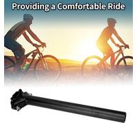 Tube De Selle De VéLo à Angle RéGlable Tube De Selle De VéLo Noir 1 Pc 27,2X300Mm Alliage D'Aluminium